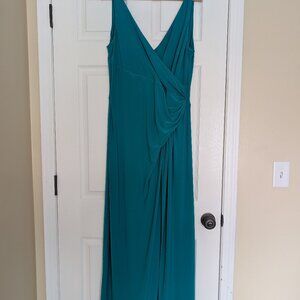 Ralph Lauren Stretch Jersey Wrap Evening Gown, 16
